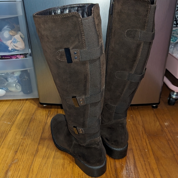 Aquatalia Waterproof Women's Calf Boots - Picture 3 of 7